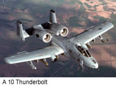 US-Kampfflugzeug A 10 Thunderbolt