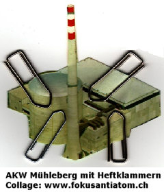 AKW Mhleberg mit  Heftklammern