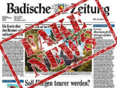 Fake-News in der 'Badischen Zeitung' - Grafik: Samy - Creative-Commons-Lizenz Namensnennung Nicht-Kommerziell 3.0