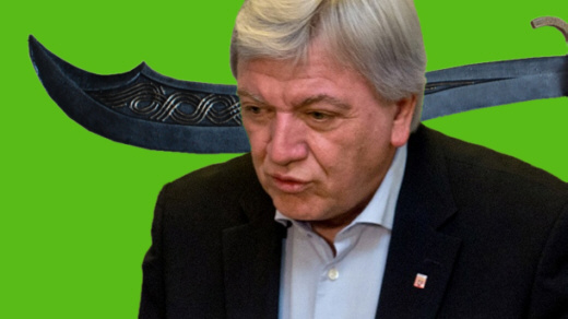 Bouffier drohte die Todesstrafe - Grafik: Samy