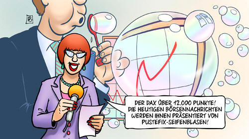 DAX bei ber 12.000 Pukten
