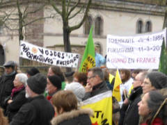 Demo in  Straborg, 30.11.2013 - Foto: Klaus Schramm