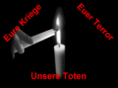 Eure Kriege, Euer Terror, Unsere Toten - Collage: Samy - Creative-Commons-Lizenz Namensnennung Nicht-Kommerziell 3.0