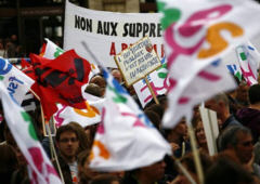 Protest Frankreich 7. September 2010