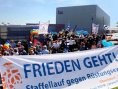 Frieden geht!, Start in Oberndorf, 21.05.2018 - Foto: Michael Frank - Creative-Commons-Lizenz Namensnennung Nicht-Kommerziell 3.0