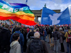 Friedens-Demo in Berlin, 8.10.2016 - Foto: Rahel Answar - Creative-Commons-Lizenz Nicht-Kommerziell 3.0