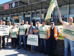 GDL-Streik Mai 2015 - Foto: Gewerkschaft Deutscher Lokomotivfhrer