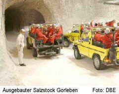 Ausgebauter Salzstock Gorleben