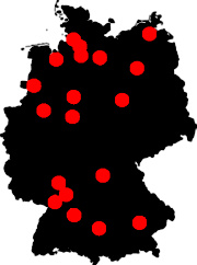 Zonen um AKW-Standorte