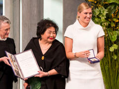 Friedensnobelpreis 2017 an ICAN - Foto: Jo Staube/ICAN - Creative-Commons-Lizenz Namensnennung Nicht-Kommerziell 3.0