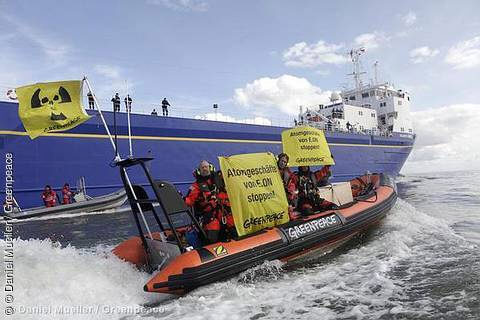 Mox-Transport mit hochgiftigem Plutonium auf dem Weg nach Nordenham, September 2012