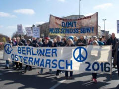 Ostermarsch in Berlin, 26.03.2016, Foto: Ralf Zllner