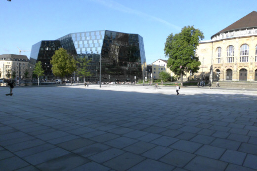 ehemaliger Platz der alten Synagoge, Freiburg, Foto: Klaus Schramm - Creative-Commons-Lizenz Namensnennung Nicht-Kommerziell 3.0