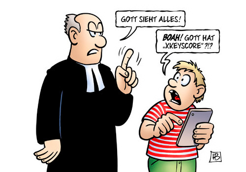 Gott sieht alles!